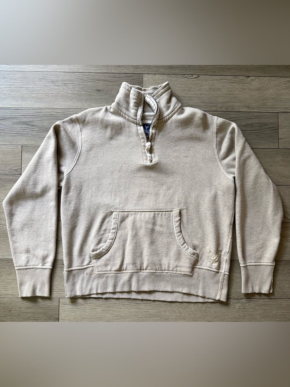 Vintage Men’s American Eagle Outfitters Quarter-Zip Pullover Sweatshirt - Size L